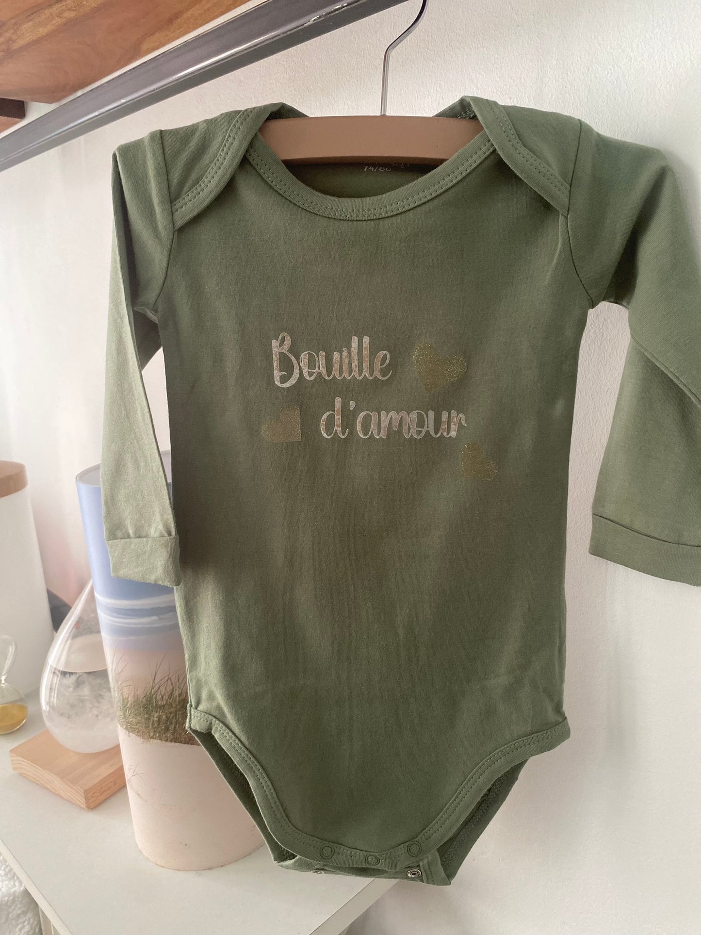 Body bébé personnalisable “Bouille d'amour"