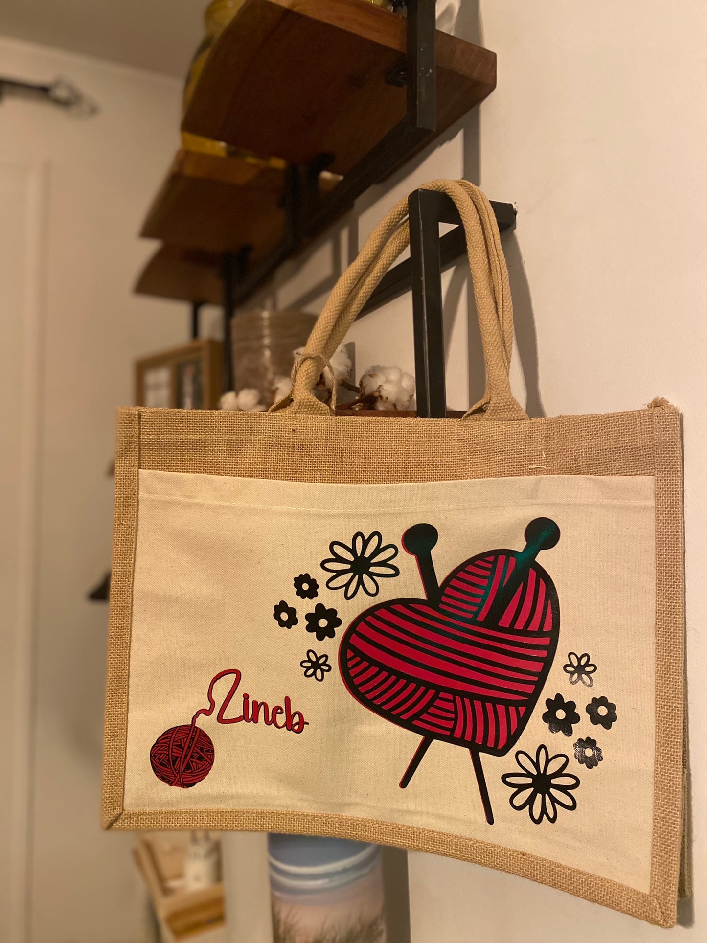 Sac personnalisé tricot : Faites briller votre passion pour la laine !