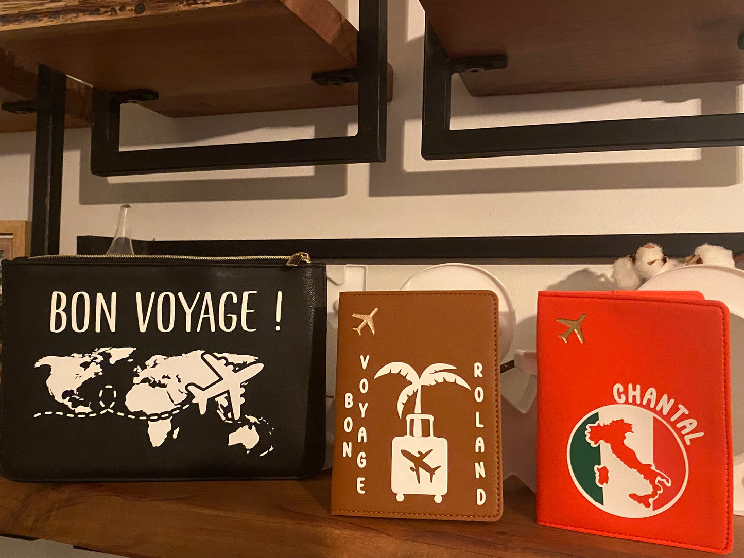 Coffret Voyage - Pochette + étuis à passeport