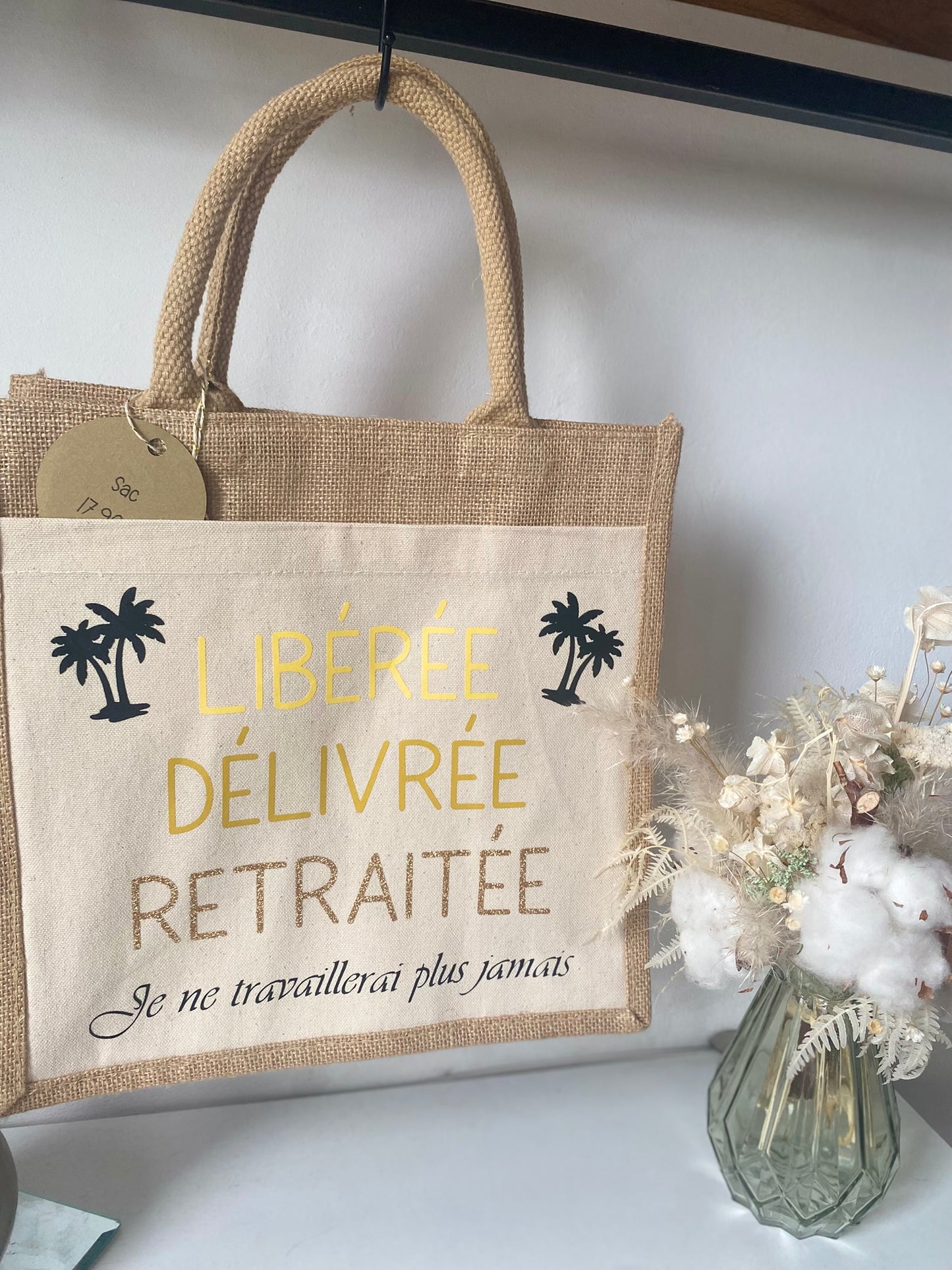 Sac personnalisé - Libérée - Délivrée - Retraitée