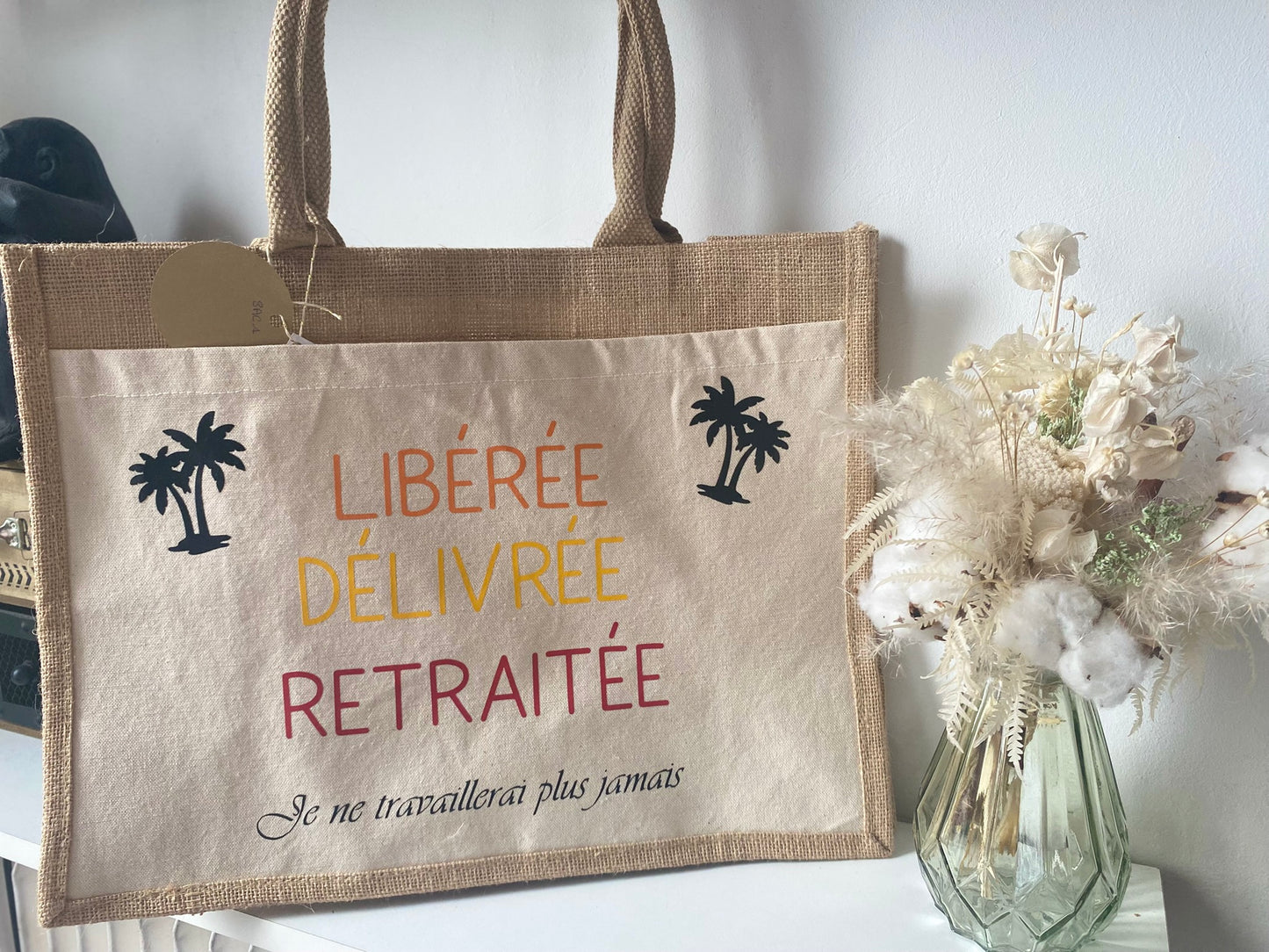 Sac personnalisé - Libérée - Délivrée - Retraitée