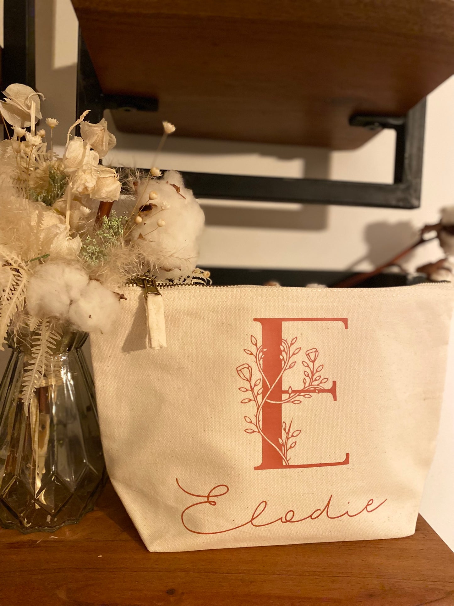 Pochette personnalisée - Monogramme & prénom