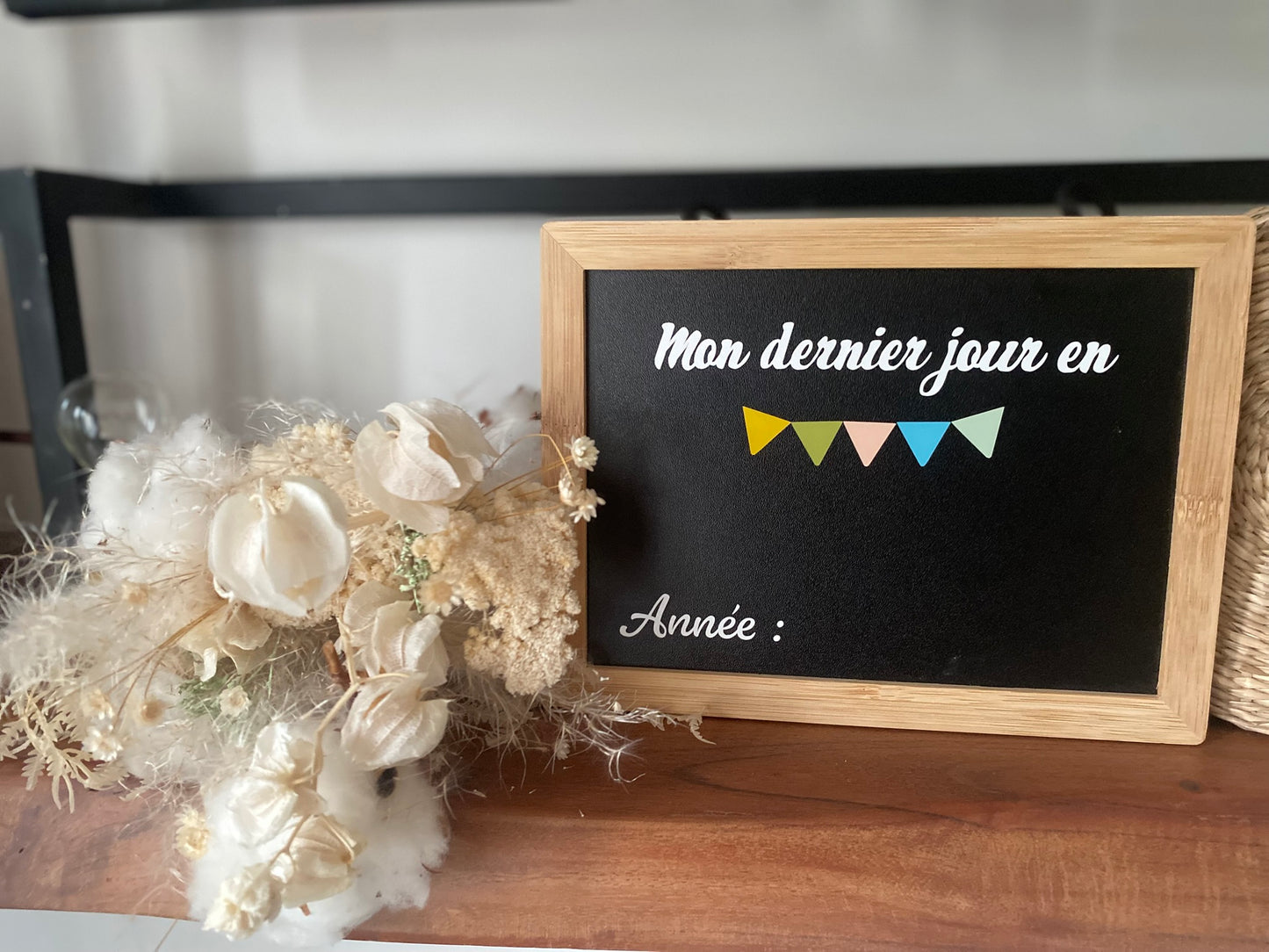 Plaque de rentrée scolaire - 21cm * 16cm