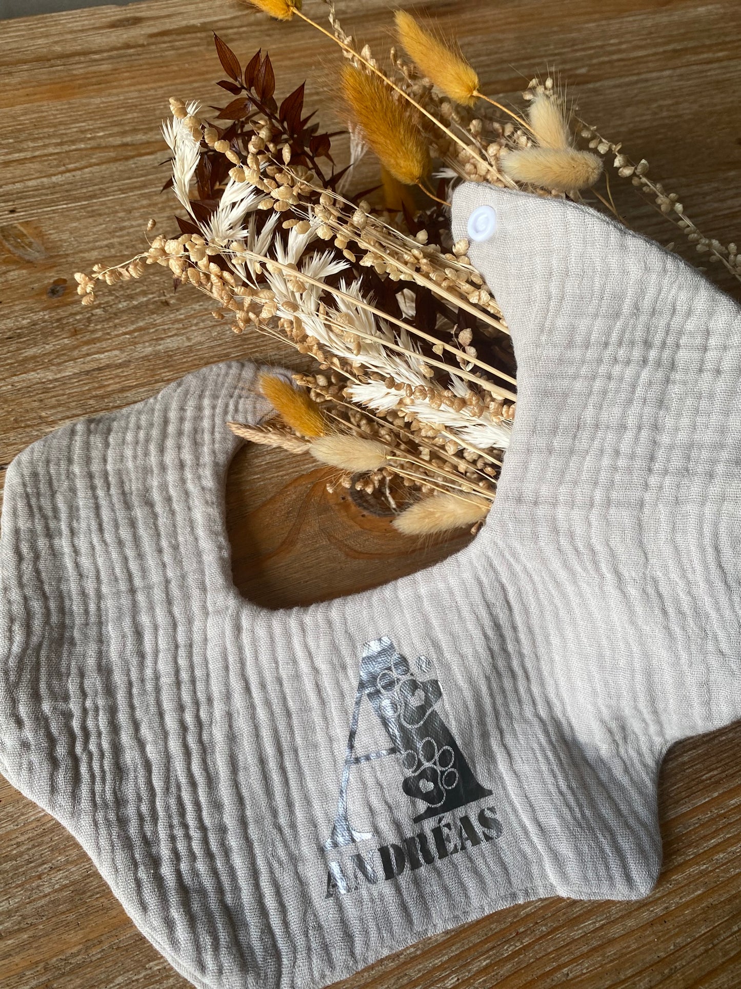 Bavoir personnalisable "PRENOM"