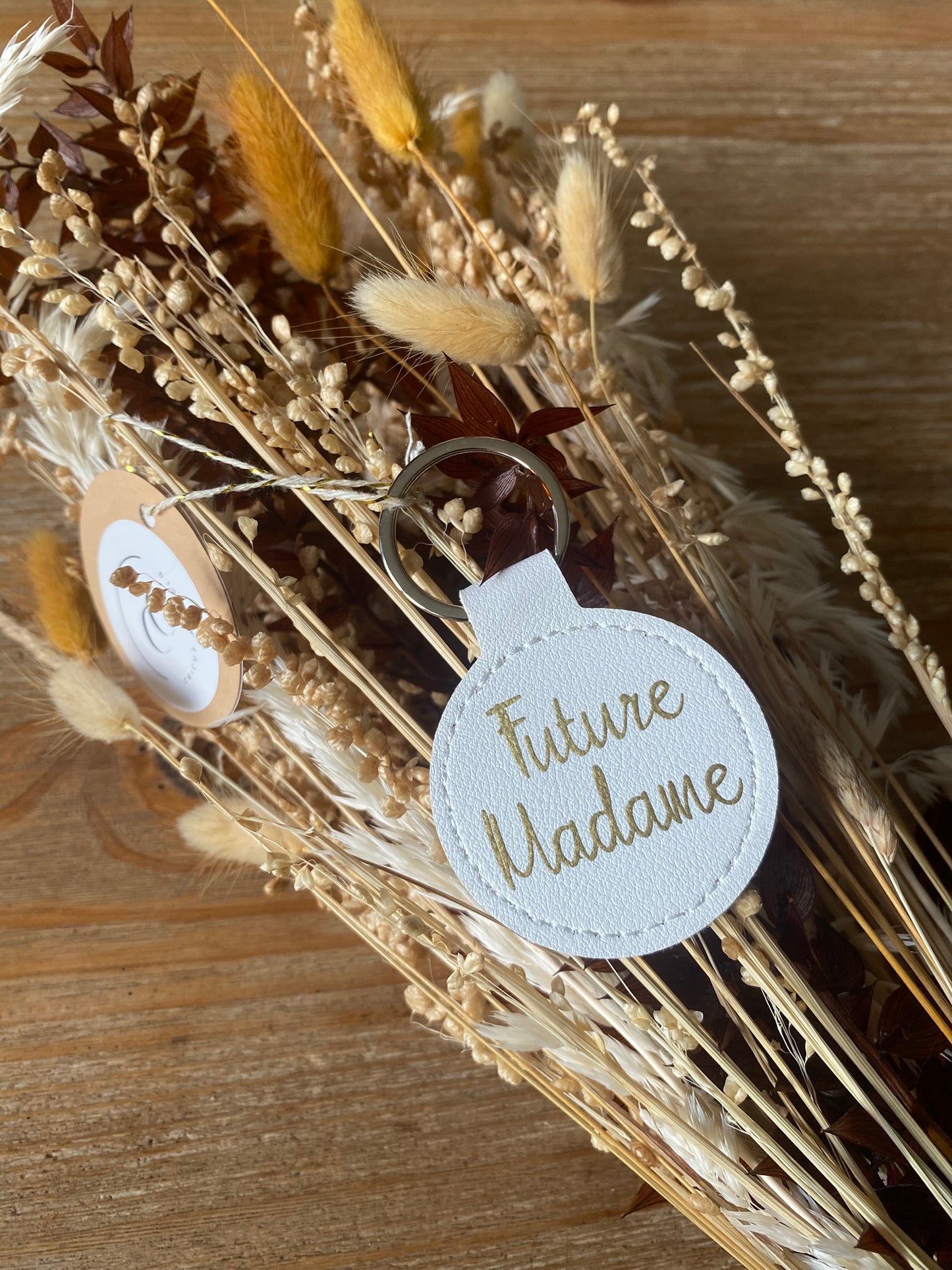 Porte-clés personnalisable "Future Madame"