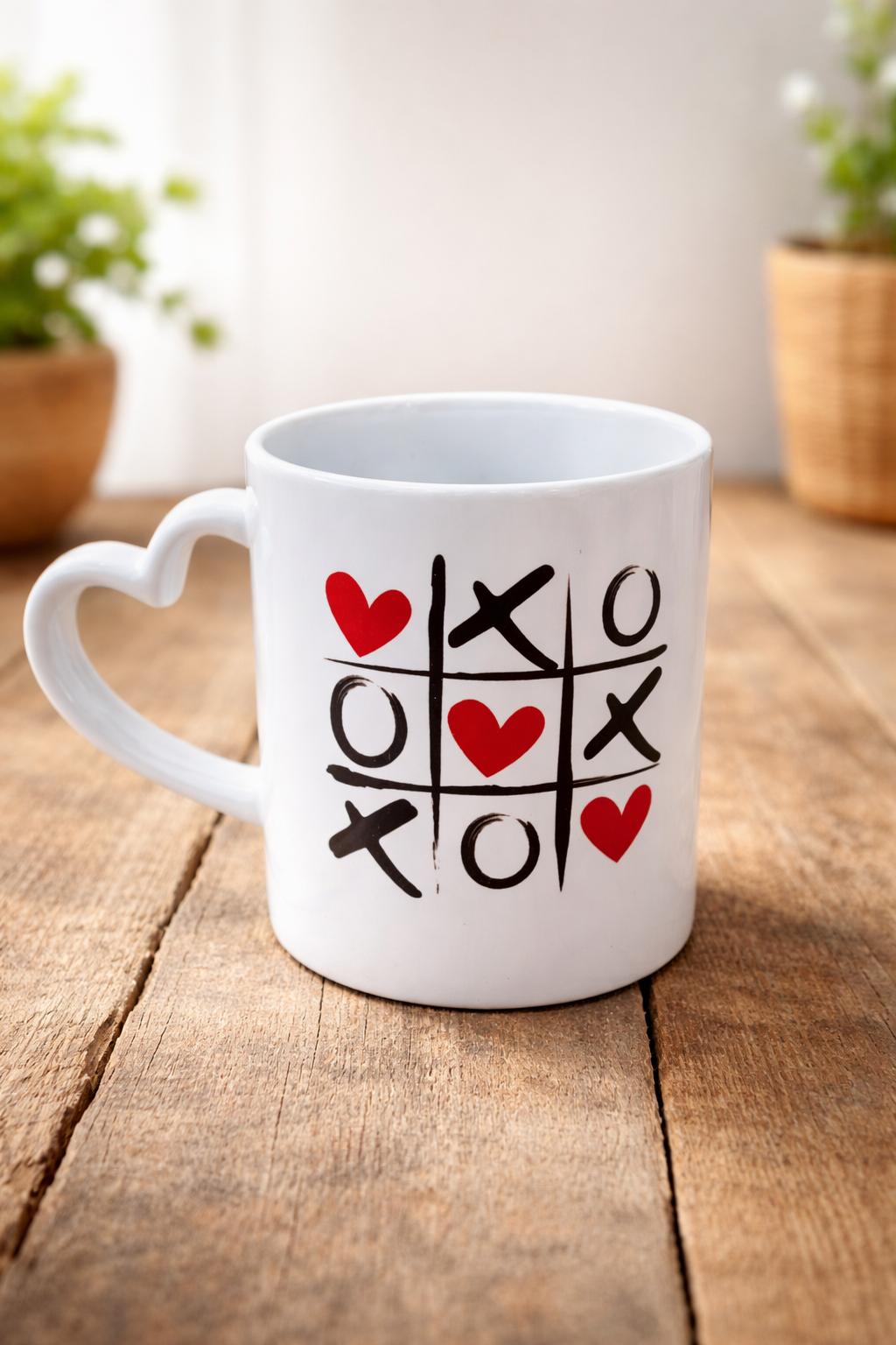 Mug “Morpion Love” – Anse cœur