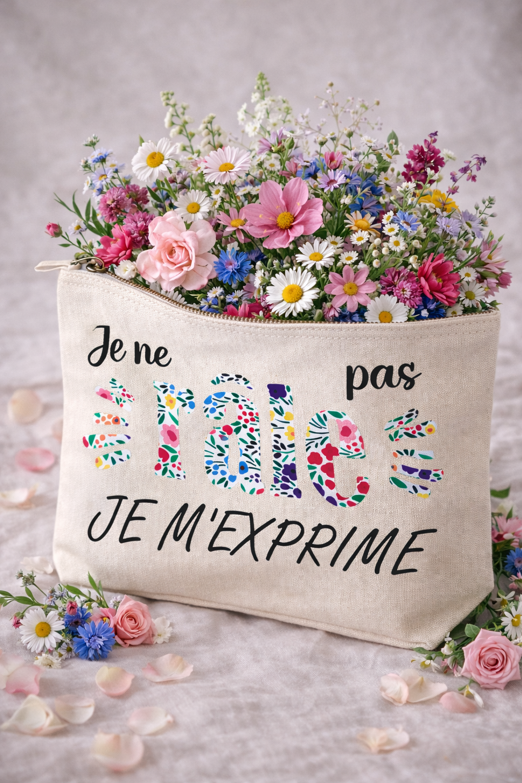 Pochette personnalisable "Je ne râle pas, je m'exprime"