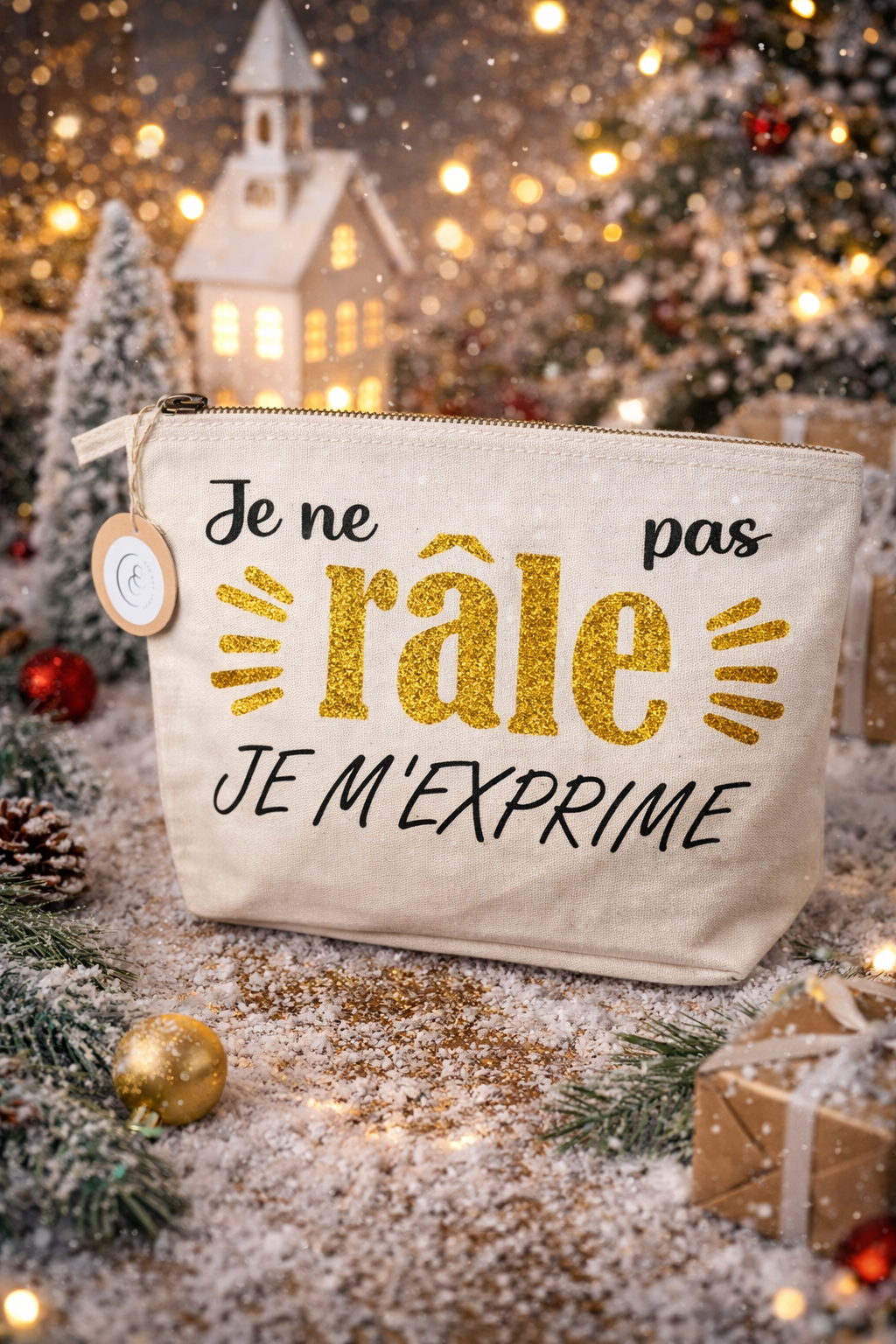 Pochette personnalisable "Je ne râle pas, je m'exprime"