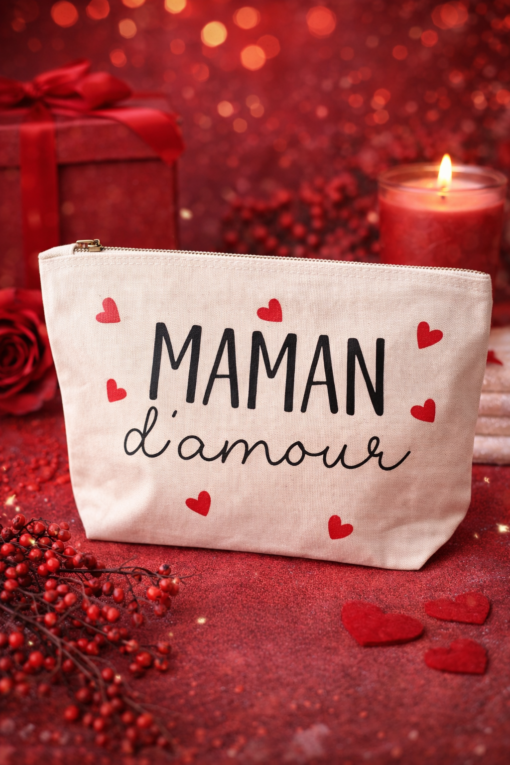 Pochette personnalisable "Maman d'amour"