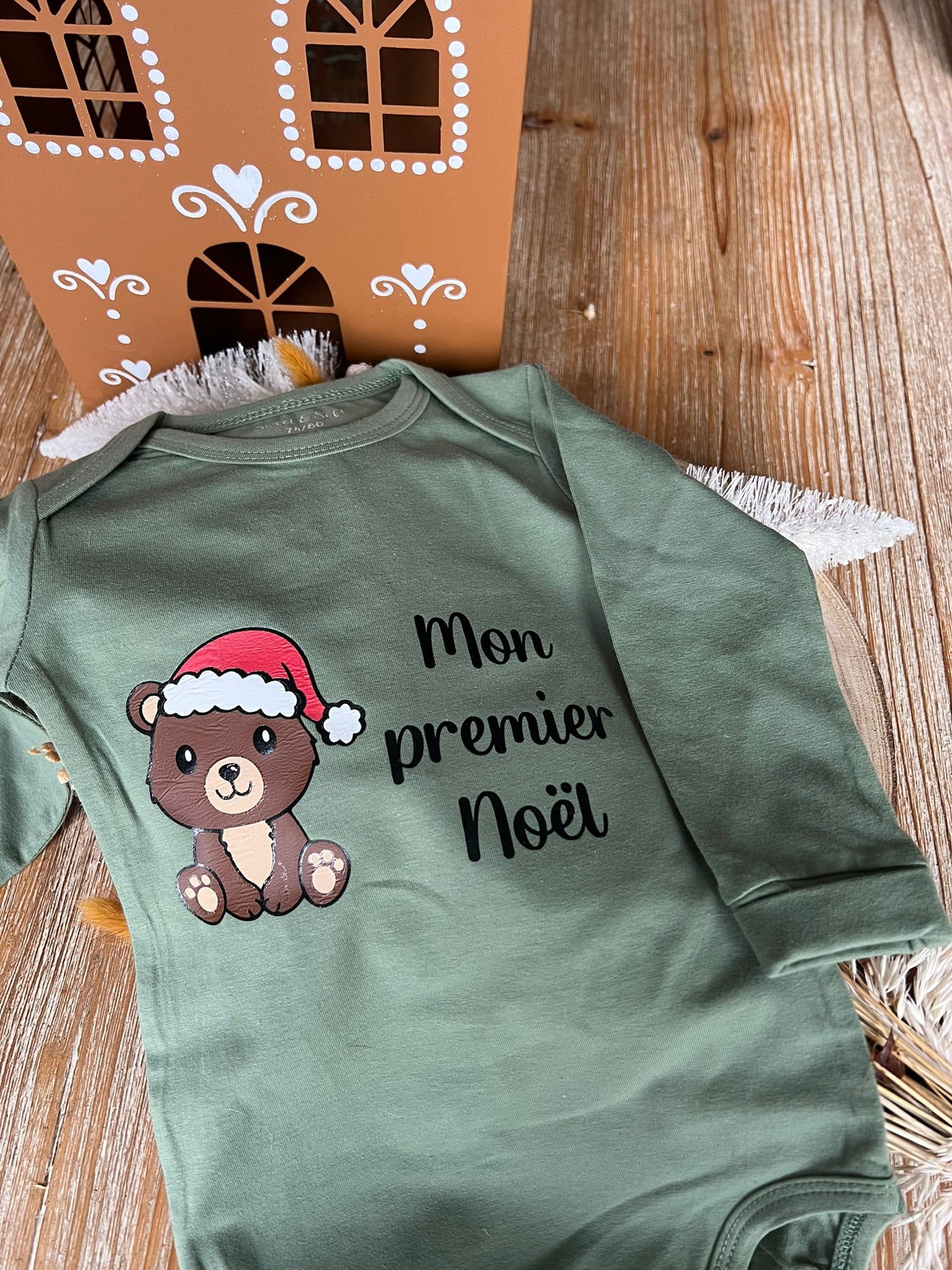 Body “Mon Premier Noël - Ourson”