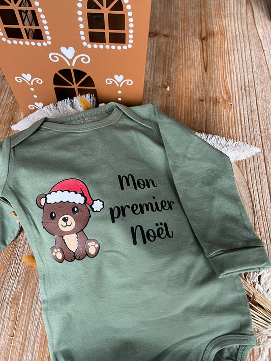 Body “Mon Premier Noël - Ourson”