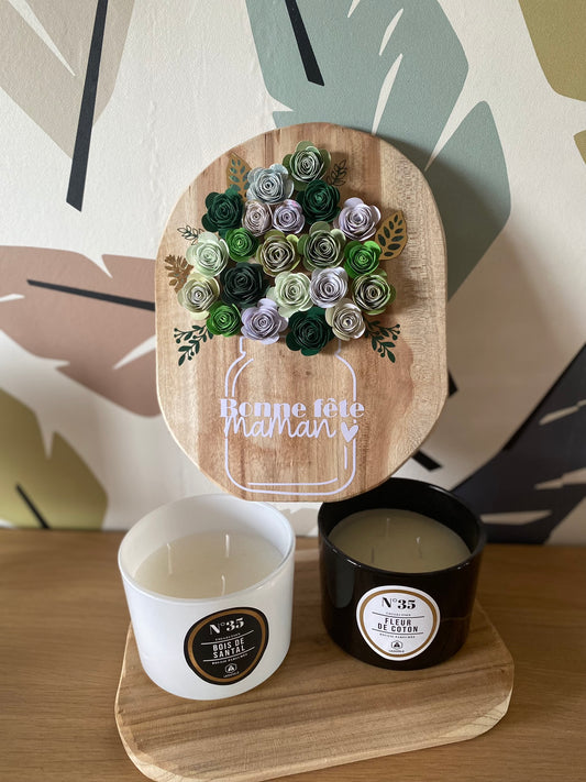 Planche en bois décorative et personnalisable