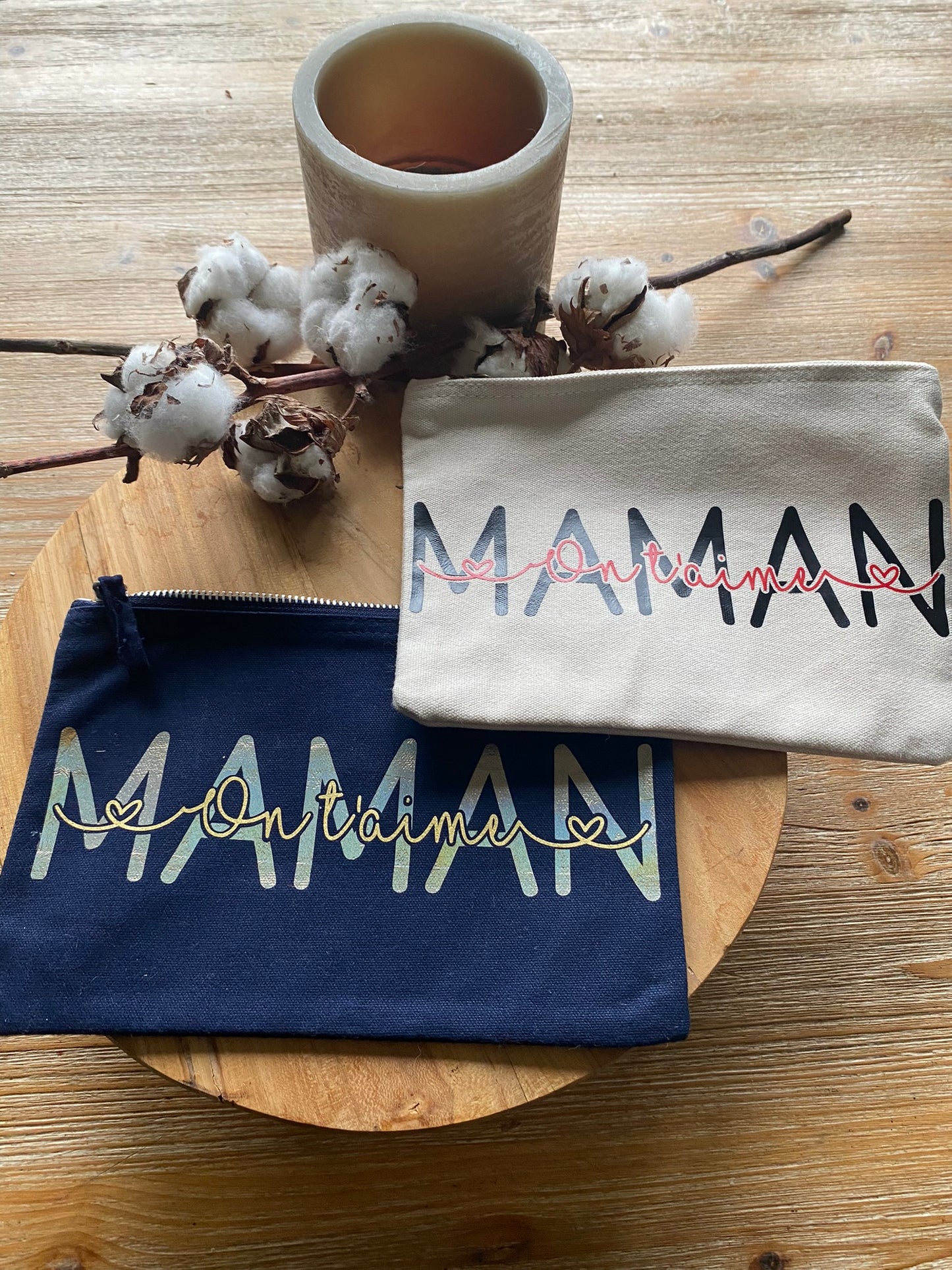 Pochette personnalisée - Maman on t'aime