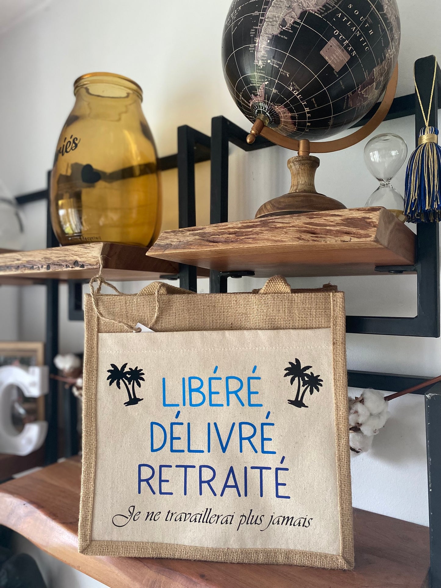 Sac personnalisé - "Libérée, Délivrée, Retraitée"