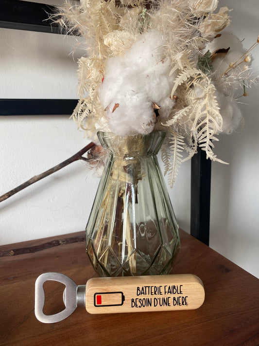 Ouvre-bouteille personnalisé en bois – Cadeau original