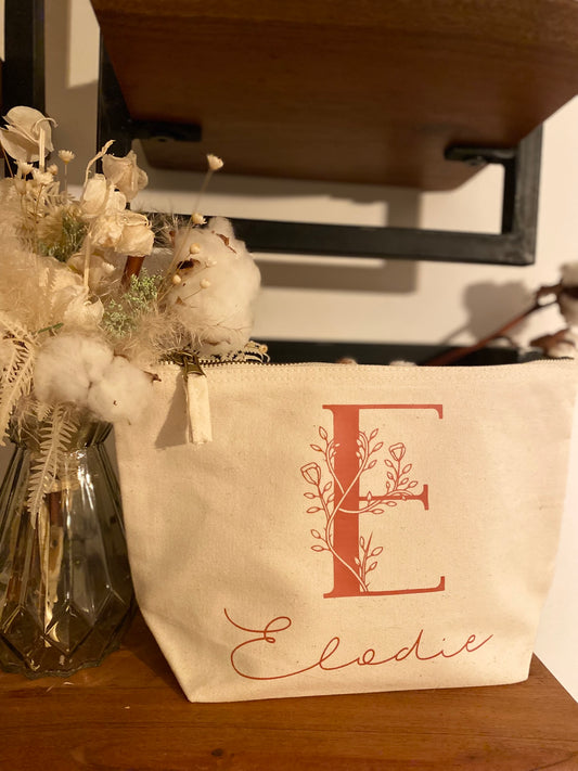 Pochette personnalisée - Monogramme & prénom
