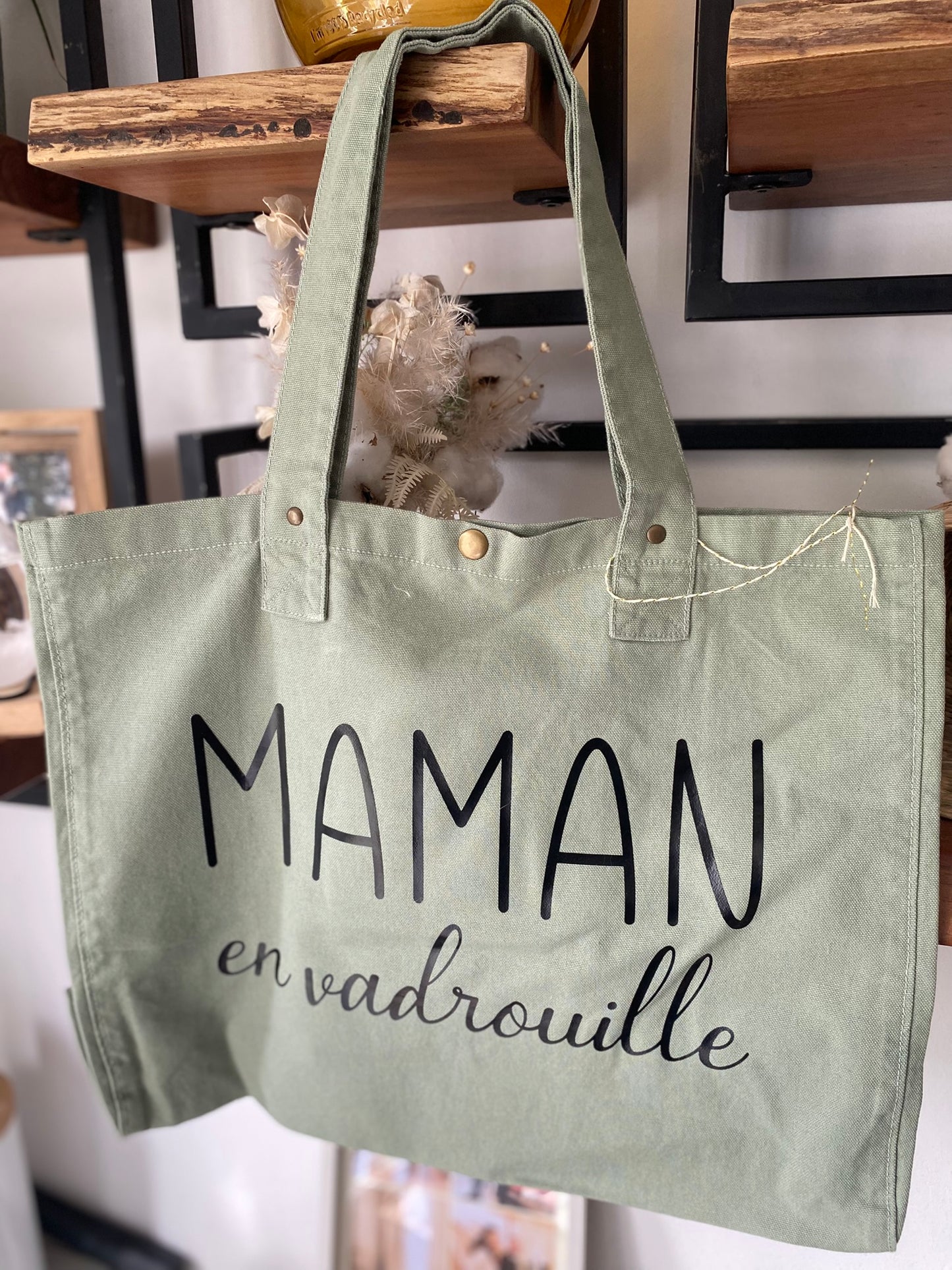 Sac personnalisable "Maman en vadrouille"