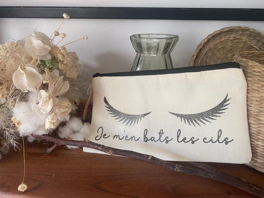 Pochette personnalisée - "Je m'en bats les cils"