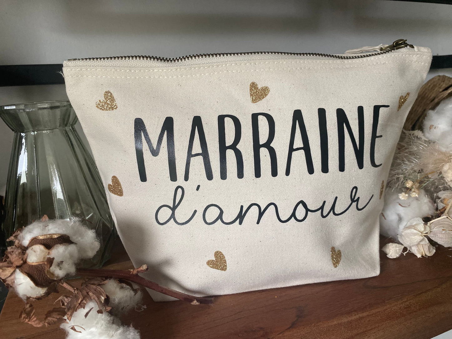 Pochette personnalisable "Marraine d'amour"