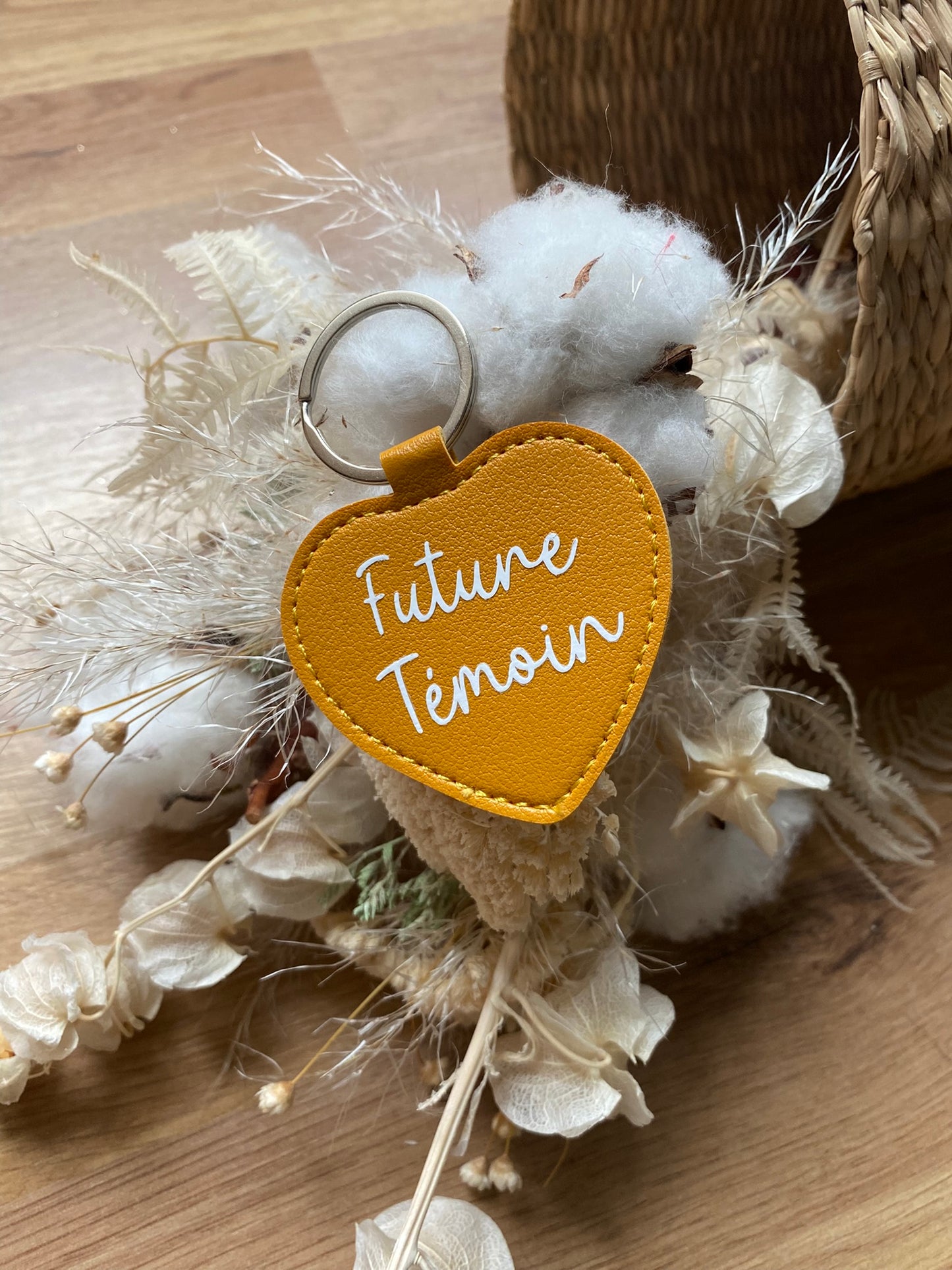 Porte-clés personnalisable "Futur(e) Témoin"