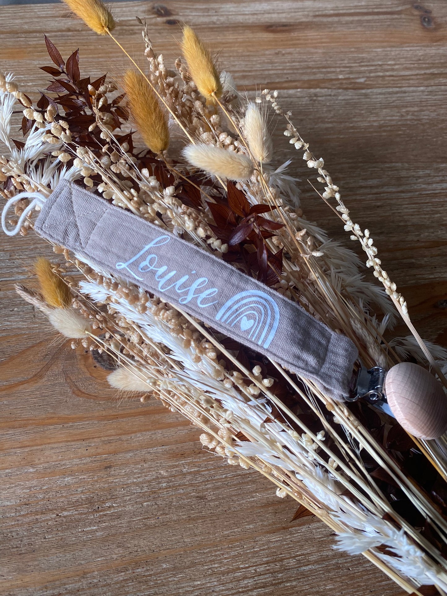 Attache tétine personnalisable "PRENOM"