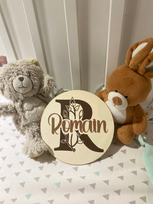 Rond bois initiale